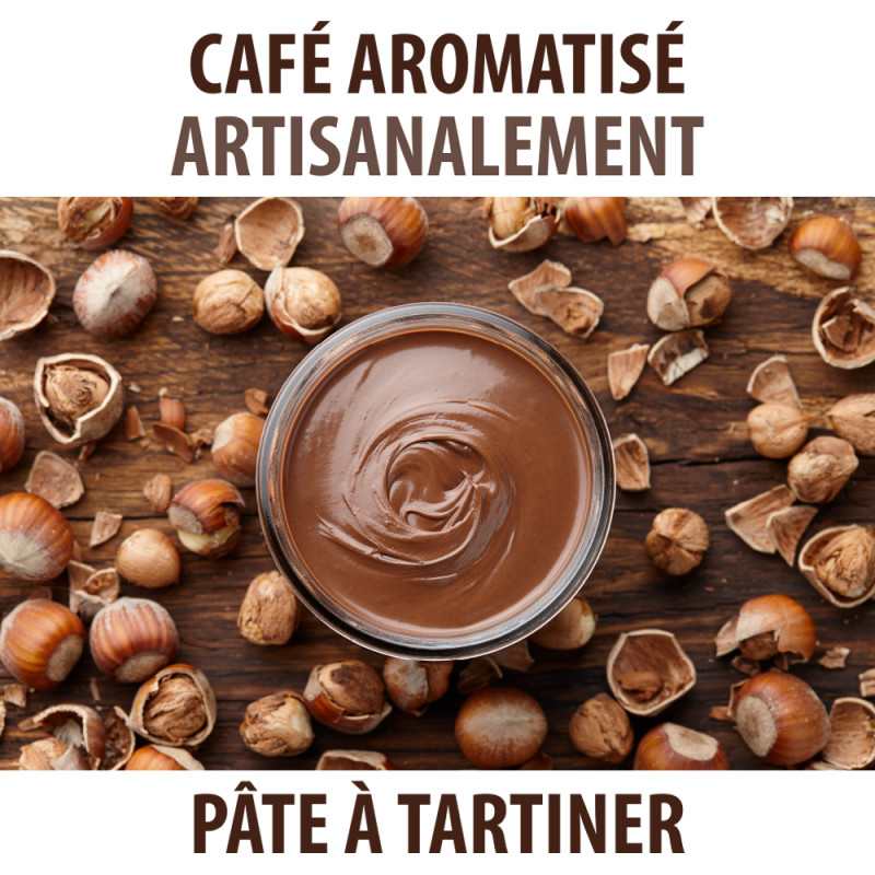 CAFÉ AROMATISÉ NOISETTE - Les Mots Chocolat