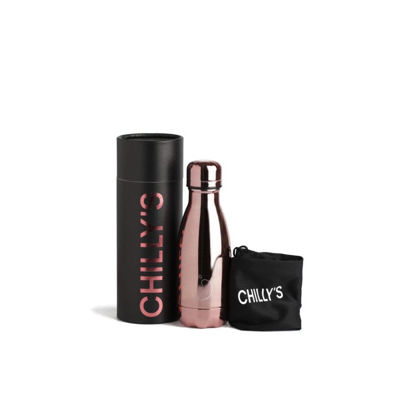 Bouteille isotherme chrome rose gold 260ml