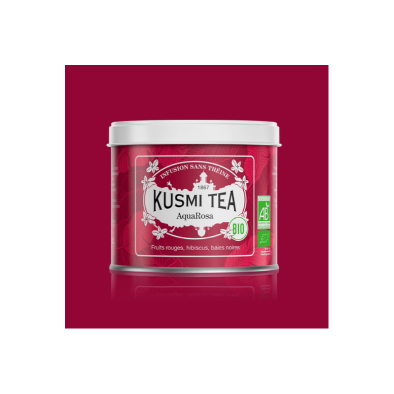 AquaRosa Tisane hibiscus, fruits rouges Boîte 100 g