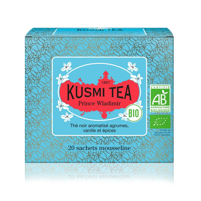 Kusmi Tea sachets Prince Wladimir bio 40g